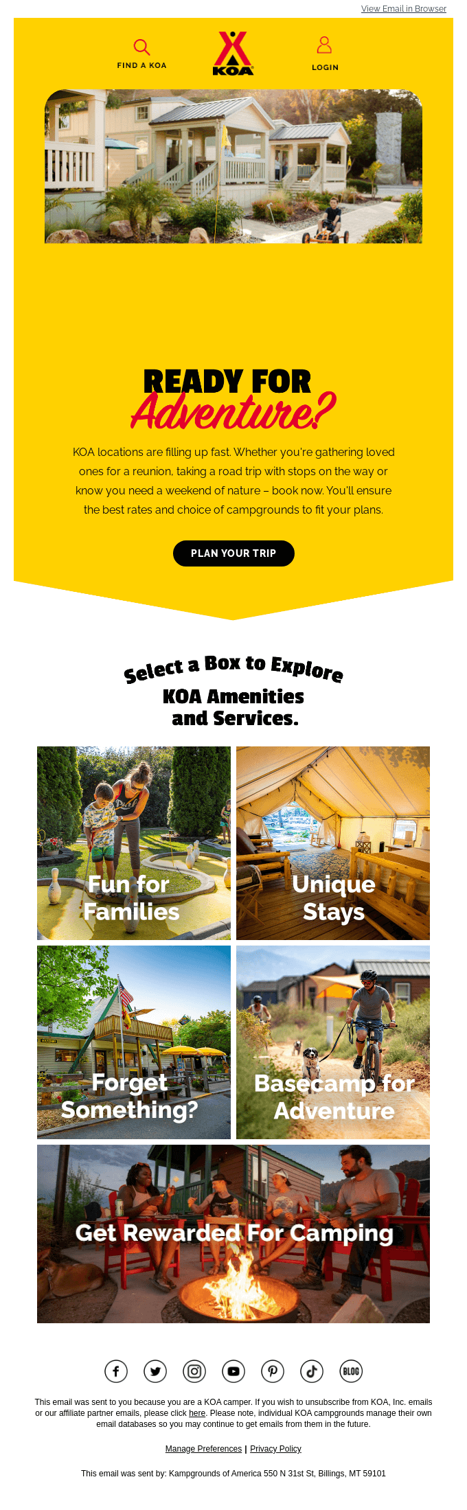 Campgrounds With Amenities You Love