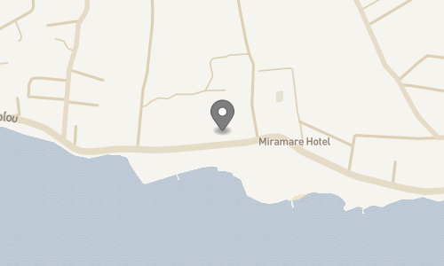 Lokation for Miramare Hotel Eretria m/All Inclusive