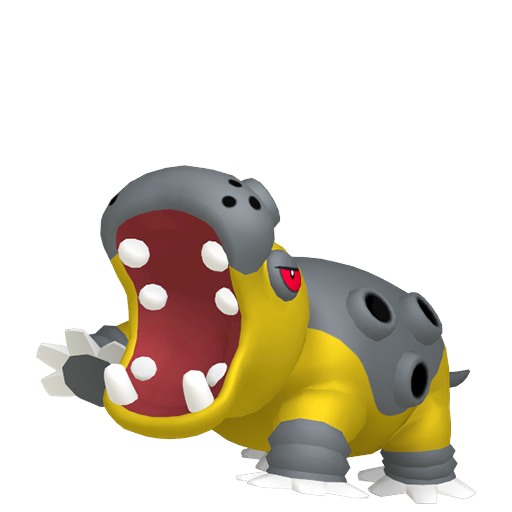 Hippowdon - Ground type Pokemon from Pokemon Platinum with stats, moves, and evolution data