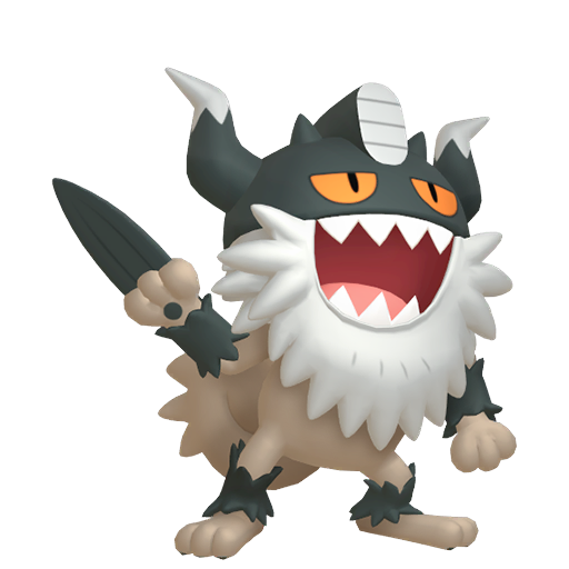 Perrserker - Steel type Pokemon from Pokemon Sword and Shield with stats, moves, and evolution data