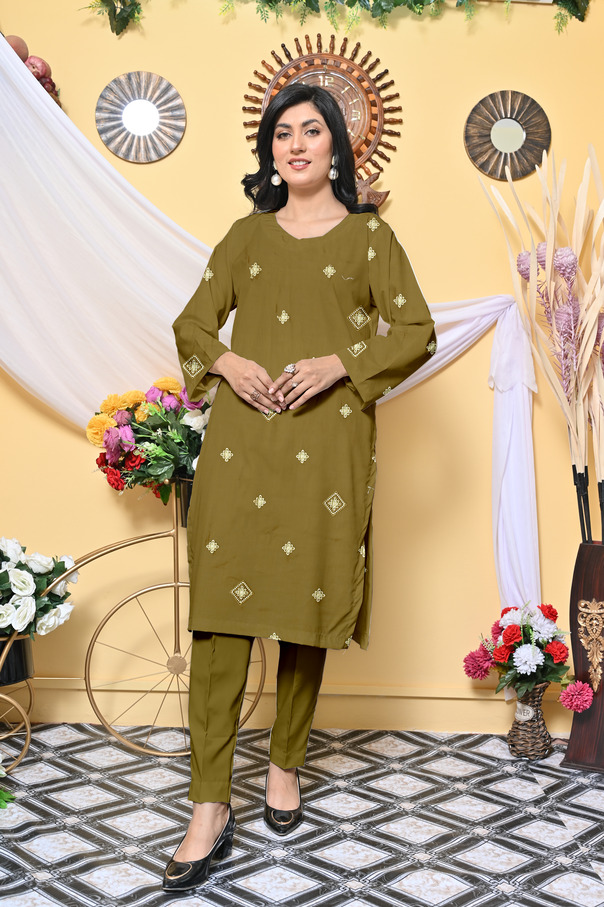 Dobby-Lawn Embroidered Collection (2 pcs)