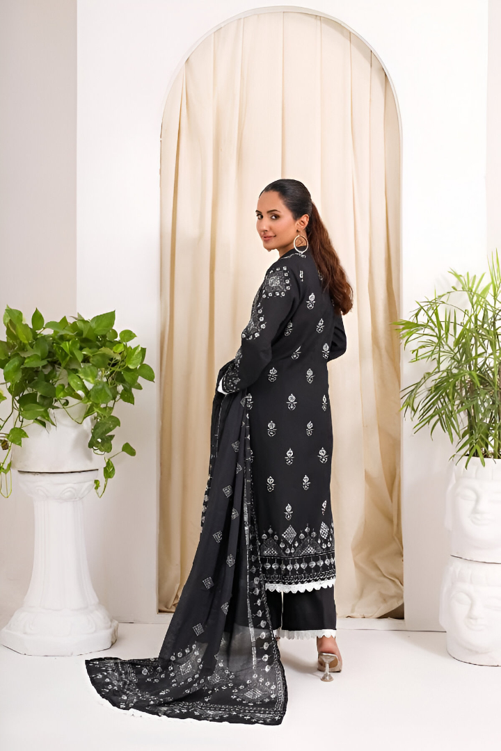 Premium 3 Piece Print Edition (Bana Doria Lawn)