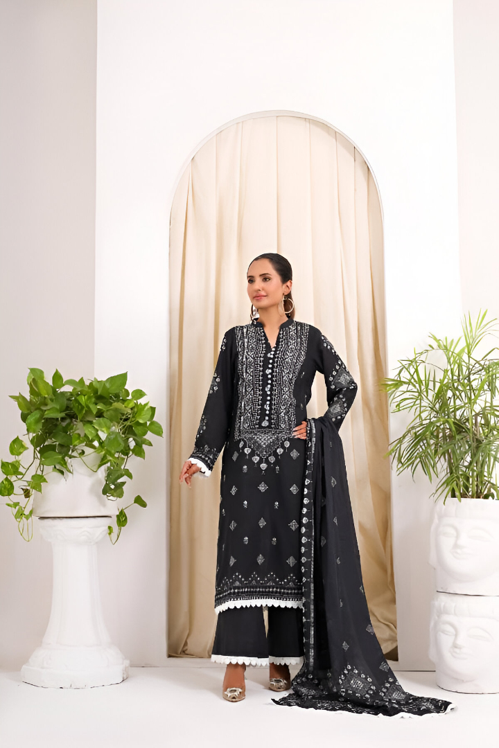 Premium 3 Piece Print Edition (Bana Doria Lawn)