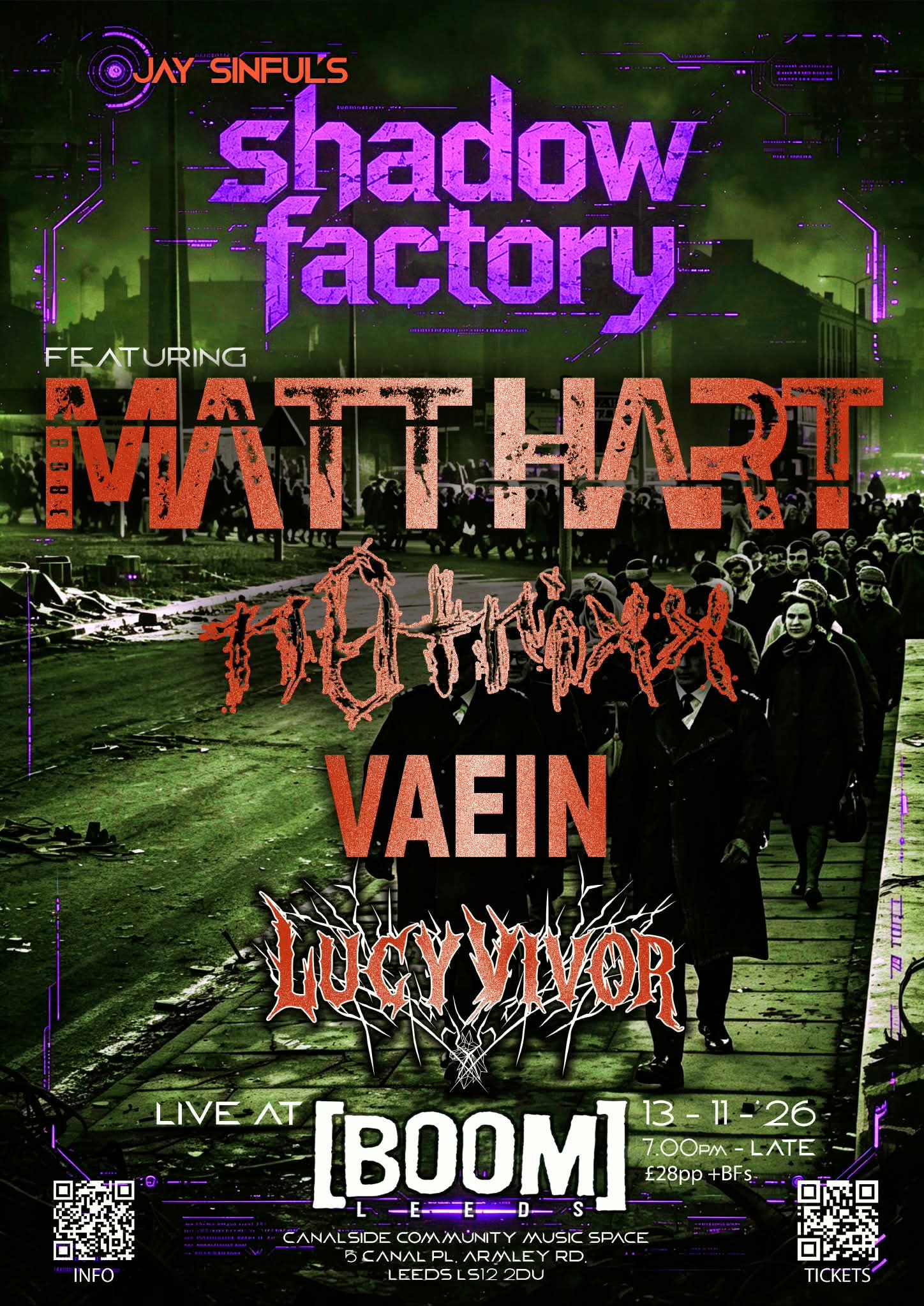 Boom gig poster