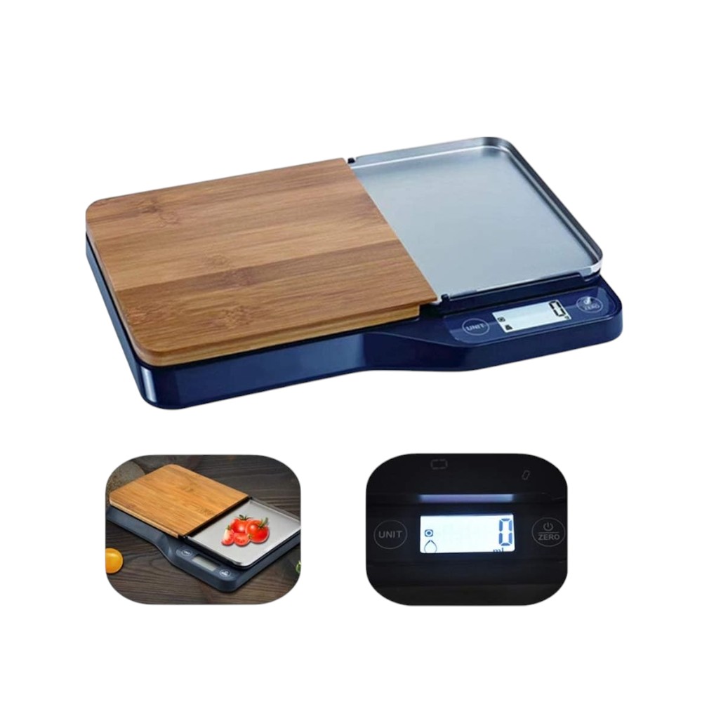 Camry Electronic Kitchen Scale with Chopping Board (EKZ310H) alt