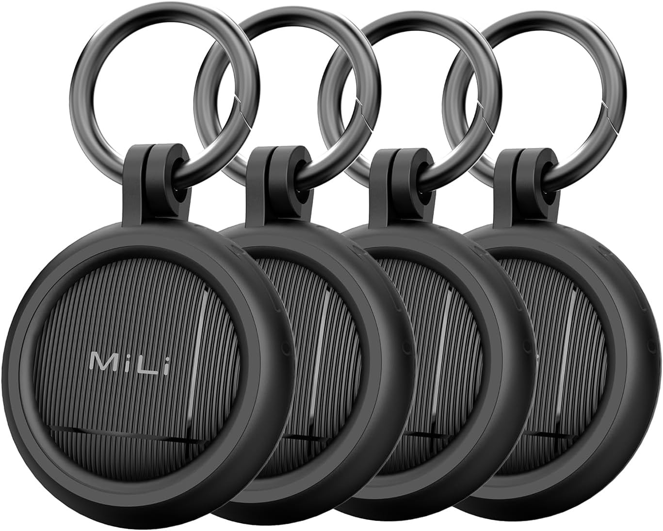 Mili LiTag Duo – Dual System Tracker for iOS or Android, Bluetooth Tracking Tag/Key Finder/Luggage Tracker/Item Locator, Compatible with iOS Find My or Google Find Hub App