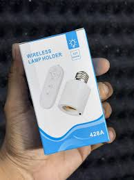 Smart AC220V Wireless remote Control Lamp Holder With Timing Adjustment Function Smart Light LED