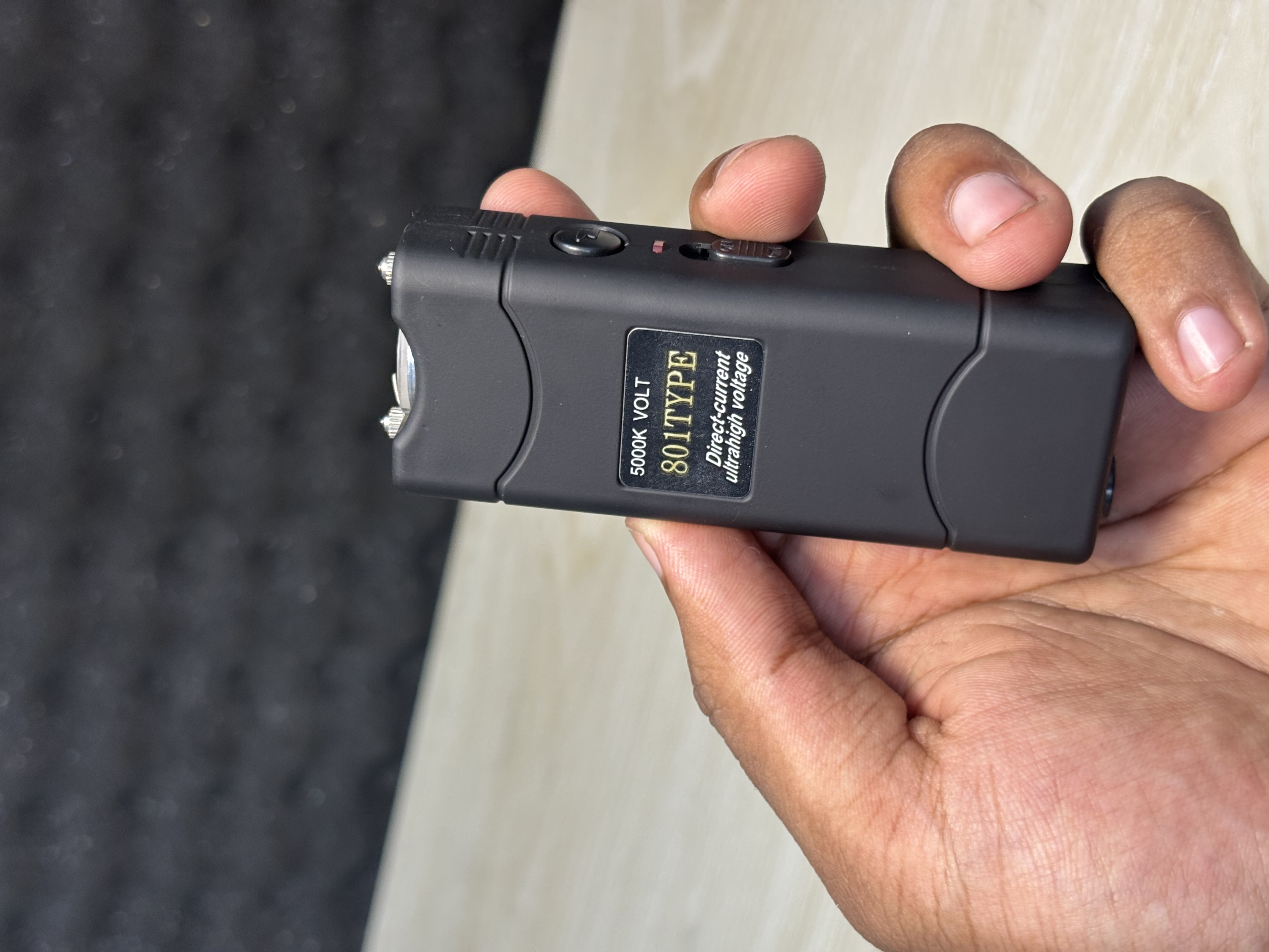 801 type stun gun electric shock Power 5000k volt Stun gun- treaser gun