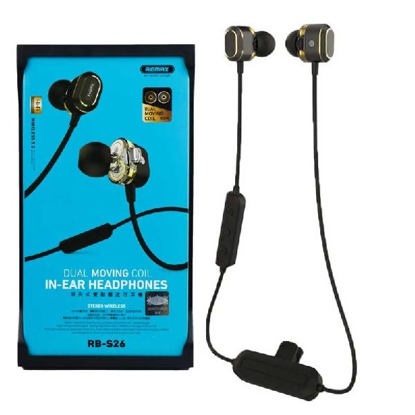 Remax RB-S26 Double Coil Bluetooth Earphones alt
