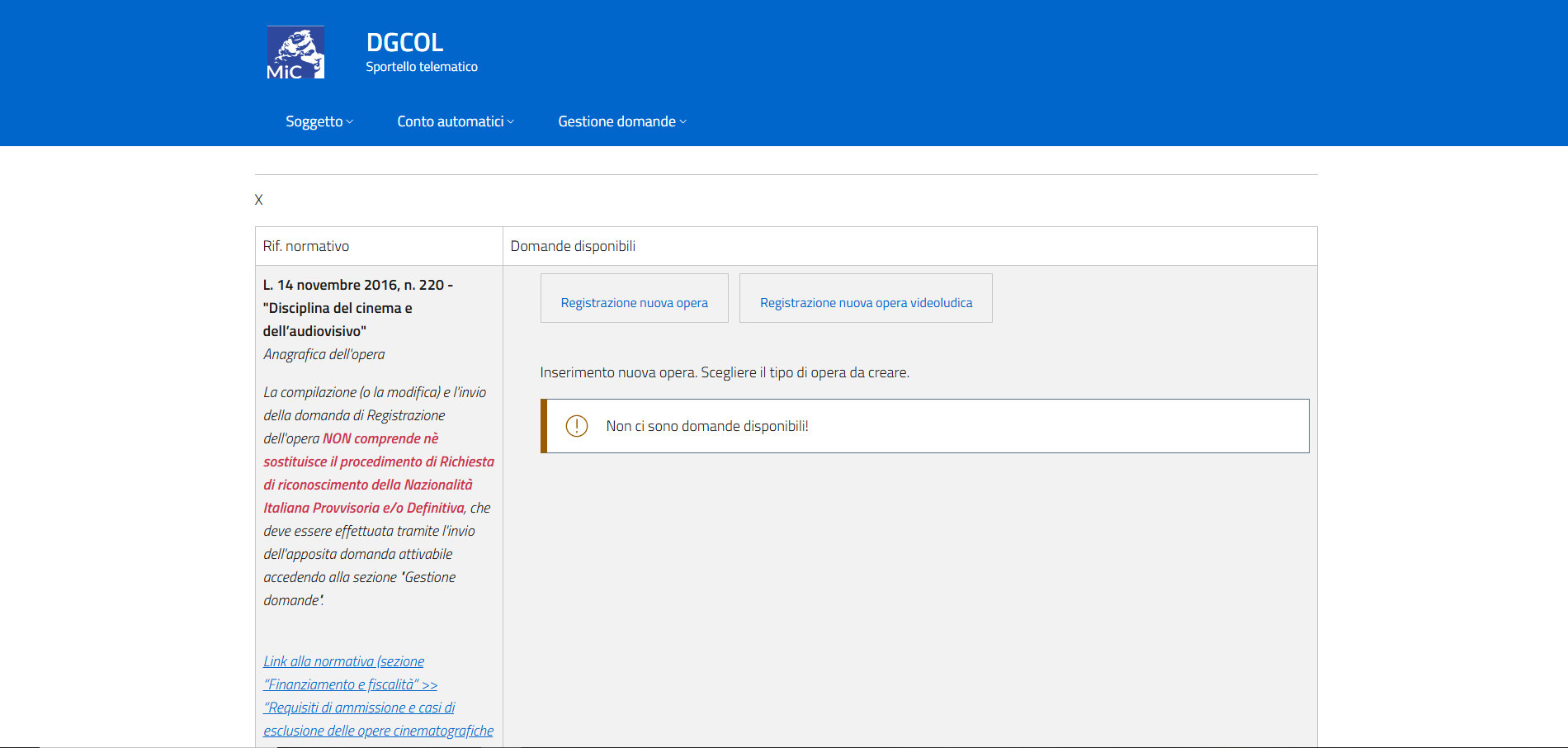 Come partecipare al bando ministeriale (MIC) - Guida 2 - Screenshot
