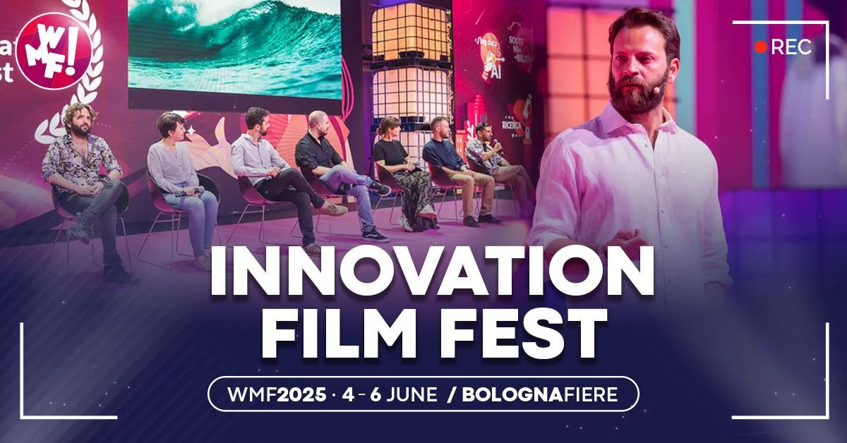 WMF Innovation Fest - Locandina concorso sceneggiatura di cortometraggio 2025