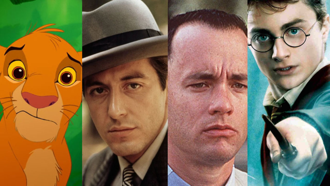 Chi è il protagonista di una storia: Mosaico con Simba, Michael Corleon, Forrest Gump, Harry Potter