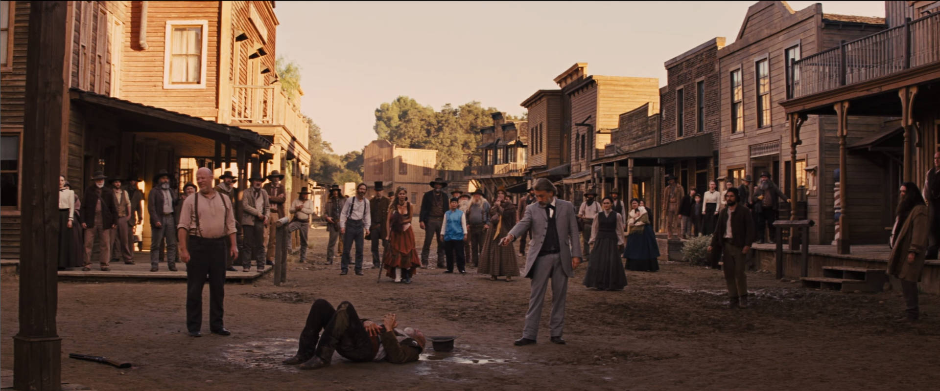 Il campo lungo: Frame del film Django Unchained