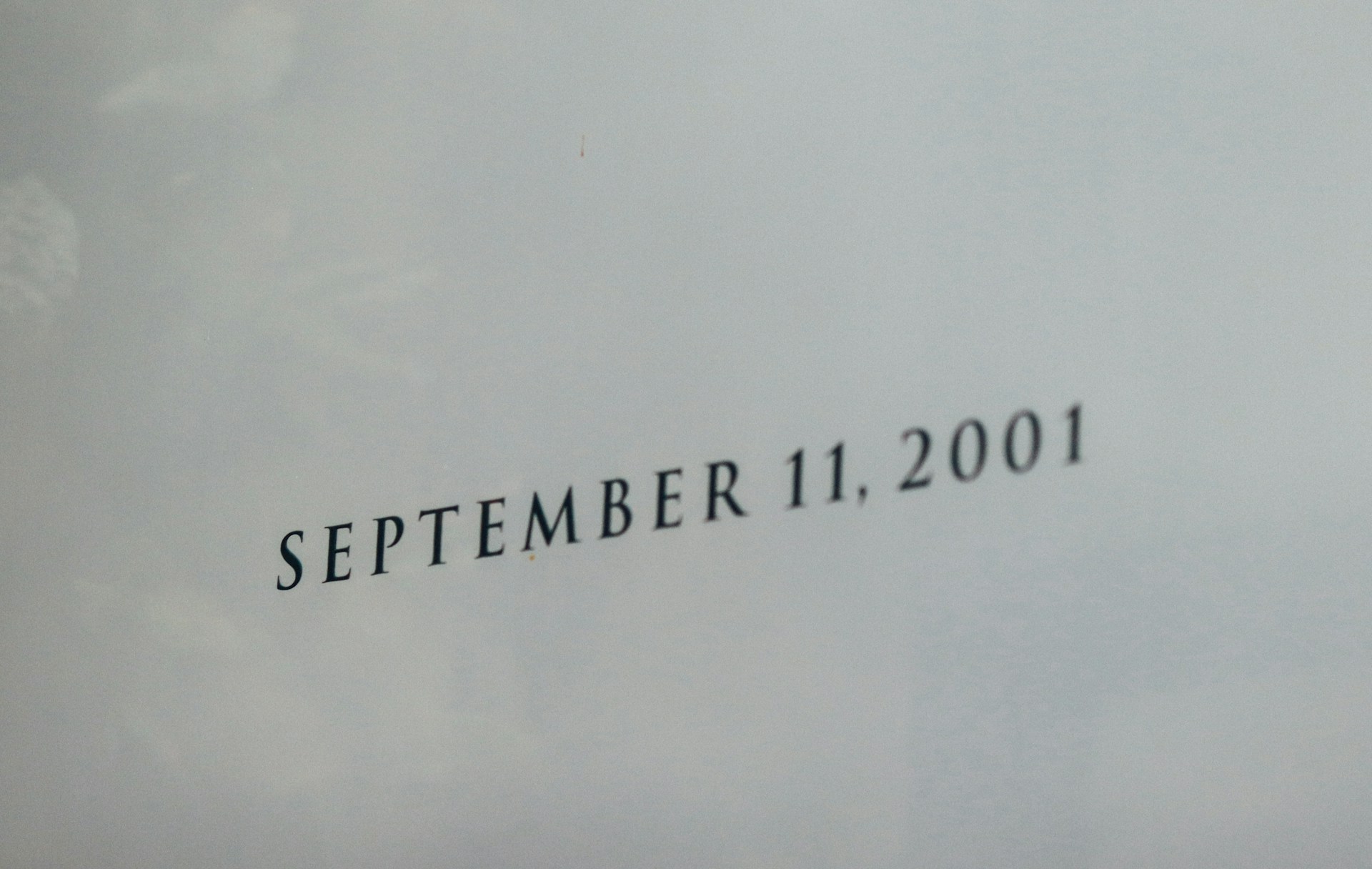 Scritta "11 settembre"