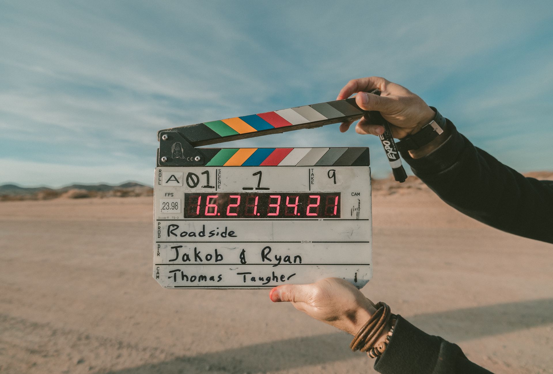 Cosa fa il regista cinematografico - Foto di un ciak