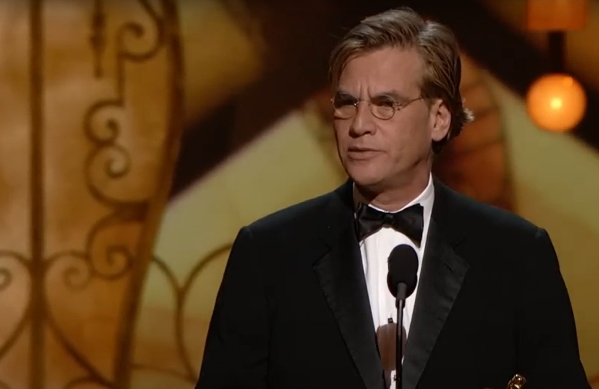 Aaron Sorkin - Foto durante gli oscar di The Social Network