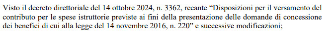 Come partecipare al bando ministeriale (MIC) - Guida 3 - Screenshot