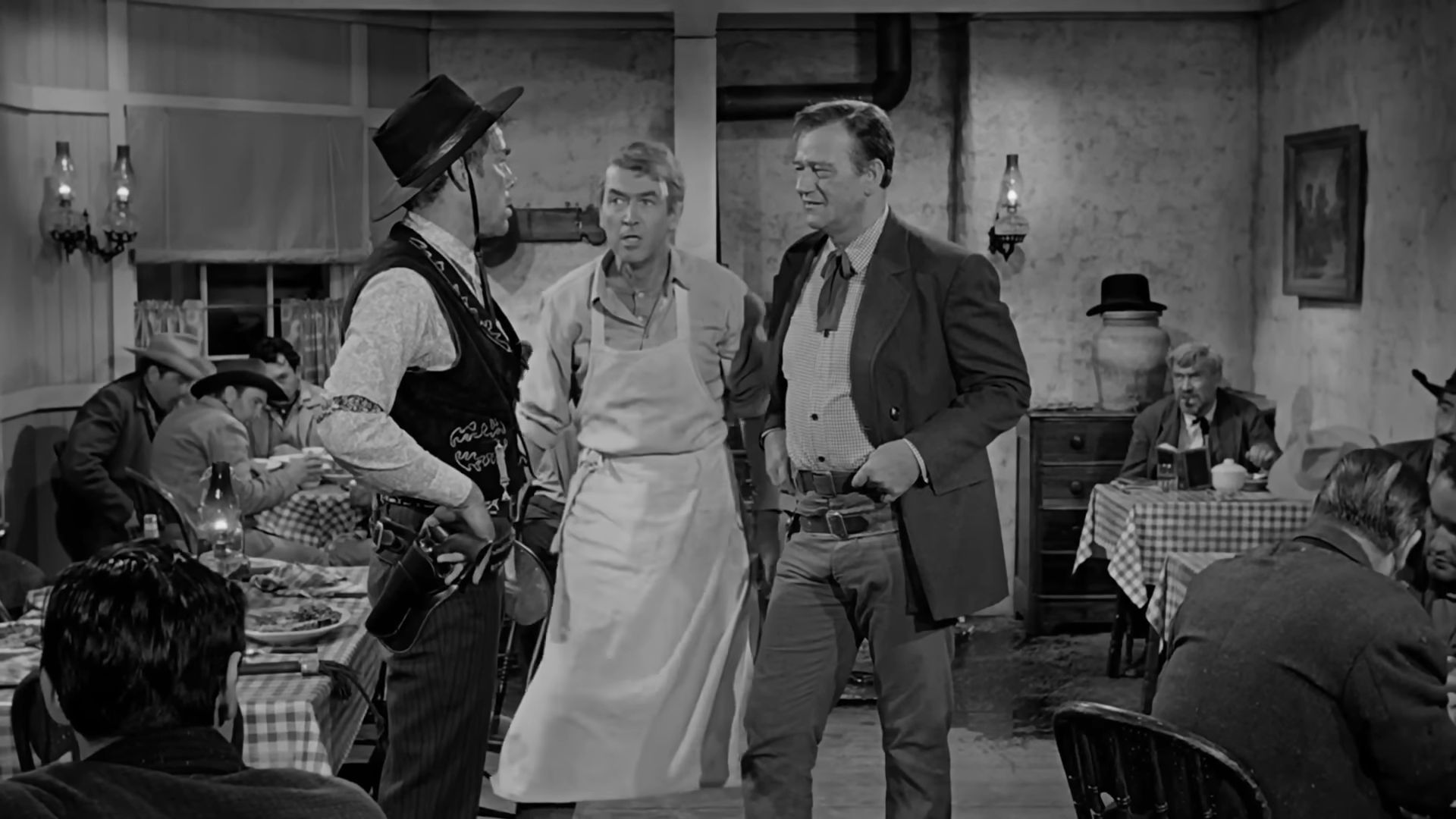 Il piano americano: Frame del film L'uomo che uccise Liberty Valance