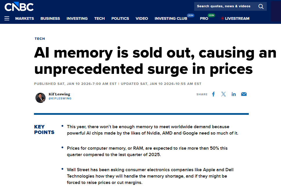 THE MEMORY CRISIS: HOW AI IS DRIVING UP RAM PRICES AND WHAT IT MEANS ...