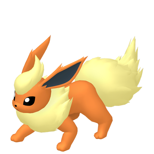 Flareon - Fire type Pokemon from Pokemon FireRed and LeafGreen with stats, moves, and evolution data