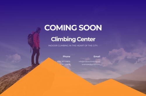 Indoor Rock Climbing Coming Soon