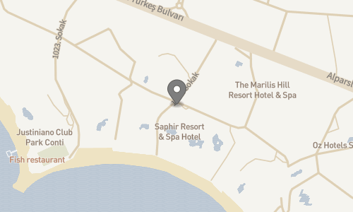 Lokation for Saphir Resort & Spa