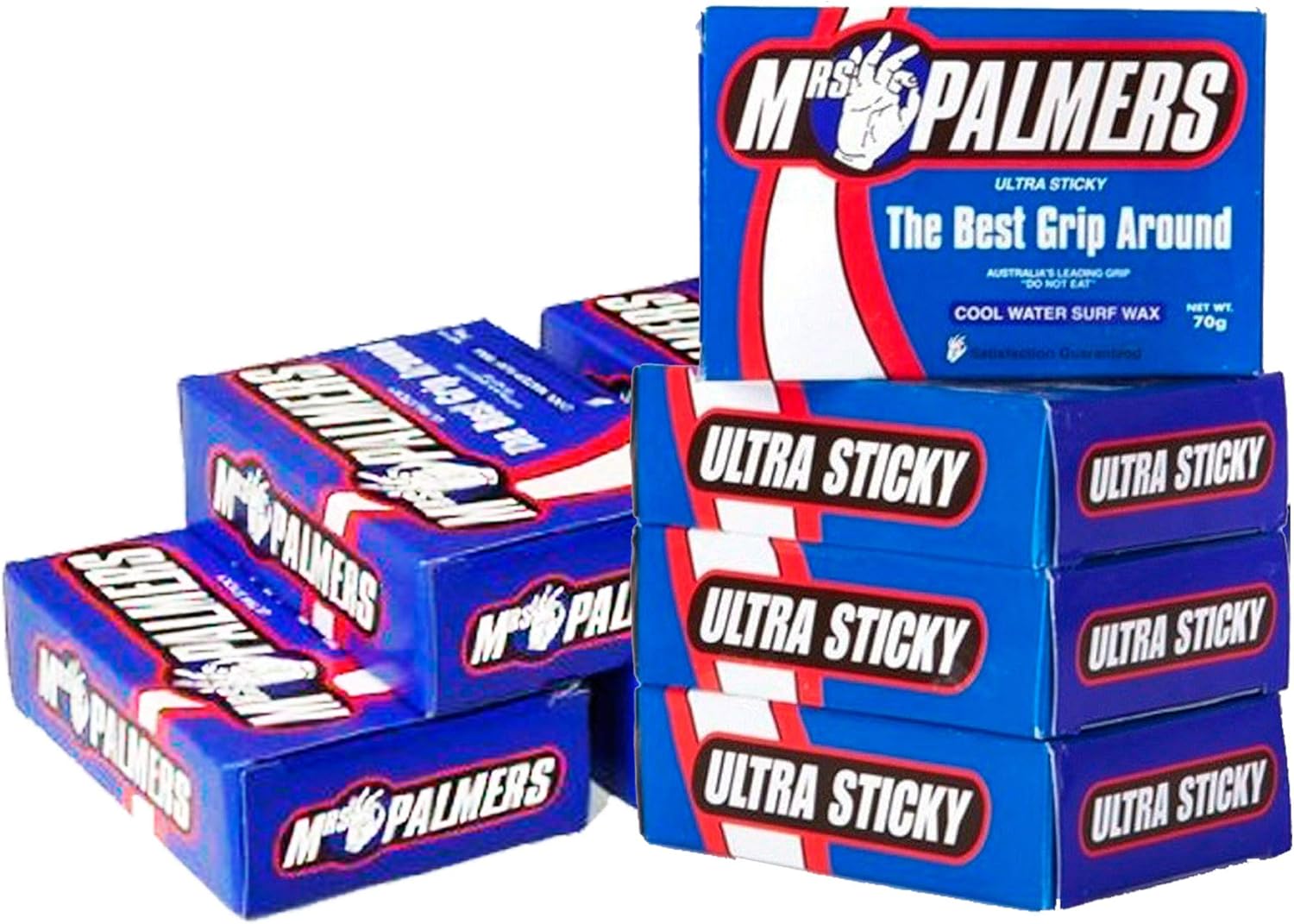 Mrs Palmers Ultra Sticky Cool Water Surf Wax boxes