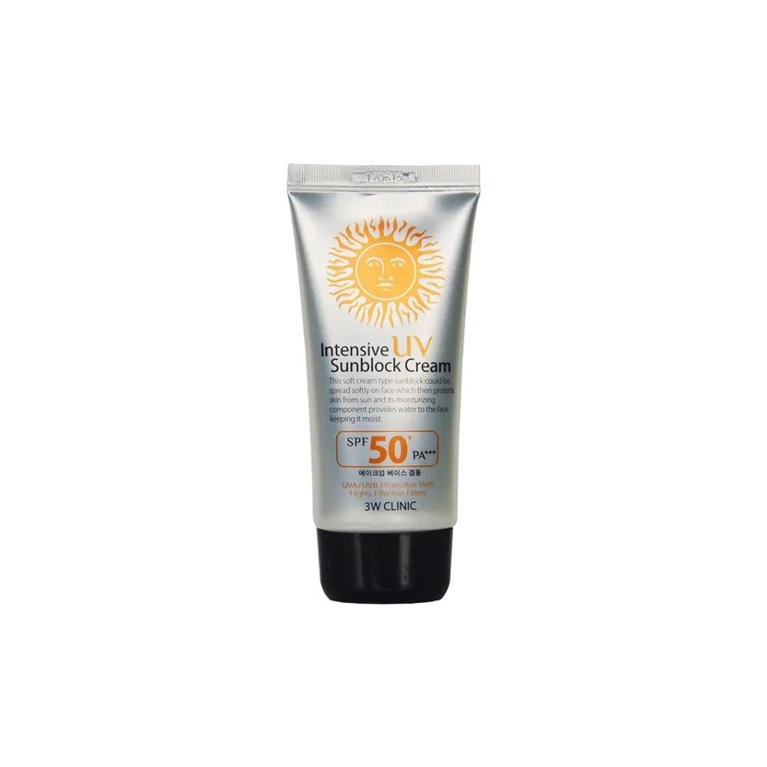 BDyana 3w Clinic Intensive UV Sunblock Cream 70 ml | 3w Clinic Intensive UV Sunblock Cream 70 ml