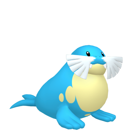 Sealeo - Ice/Water type Pokemon from Pokemon Sword and Shield with stats, moves, and evolution data