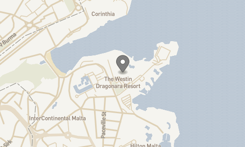 Lokation for Westin Dragonara Resort