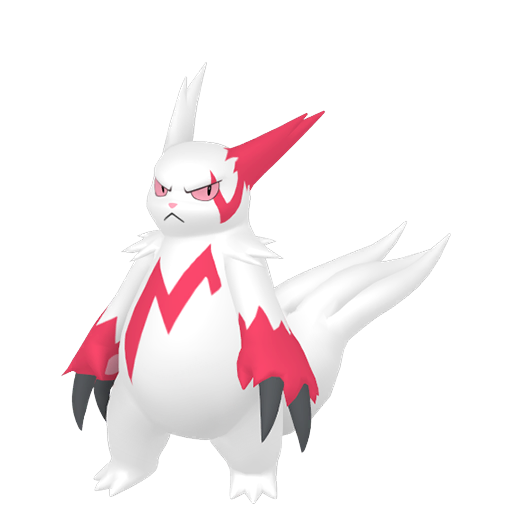 Zangoose - Normal type Pokemon from Pokemon Scarlet and Violet with stats, moves, and evolution data