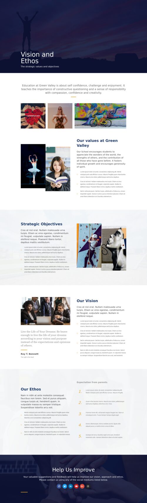 School Vision & Ethos