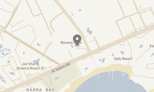 Lokation for Novotel Palm