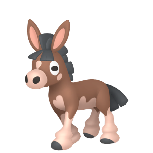 Mudbray - Ground type Pokemon from Pokemon Sword and Shield with stats, moves, and evolution data