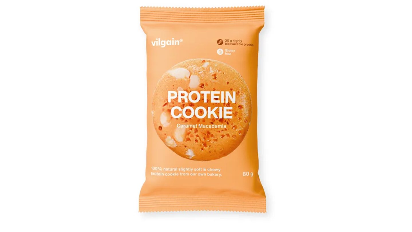 Protein cookie - Karamel s makadamovým oříškem