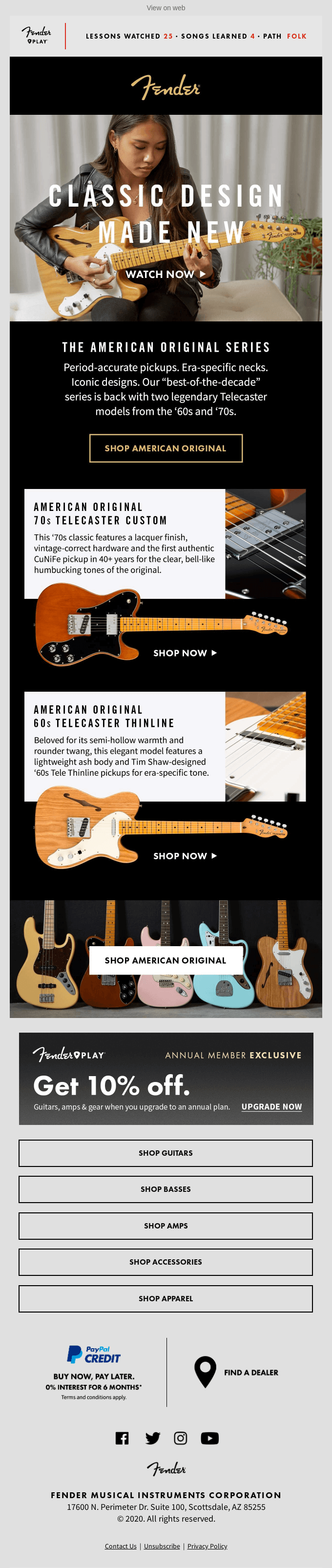 American Original New Models