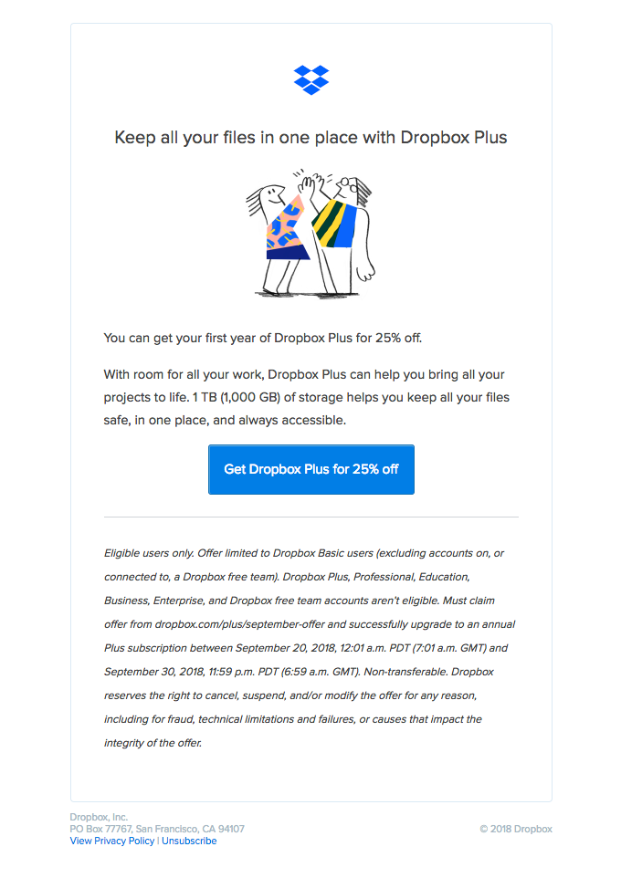 Get More Space For Less With 25 Off Dropbox Plus