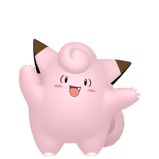 Clefairy - Fairy type Pokemon from Pokemon FireRed and LeafGreen with stats, moves, and evolution data
