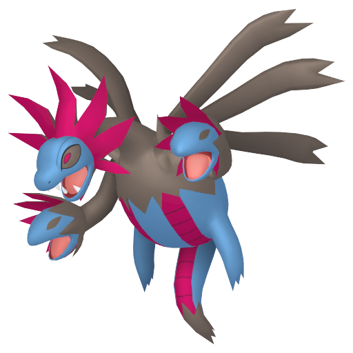 Hydreigon - Dark/Dragon type Pokemon from Pokemon Sword and Shield with stats, moves, and evolution data