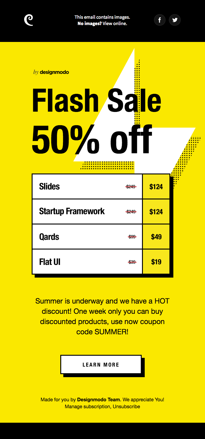 Summer Flash Sale On Designmodo 50 Off