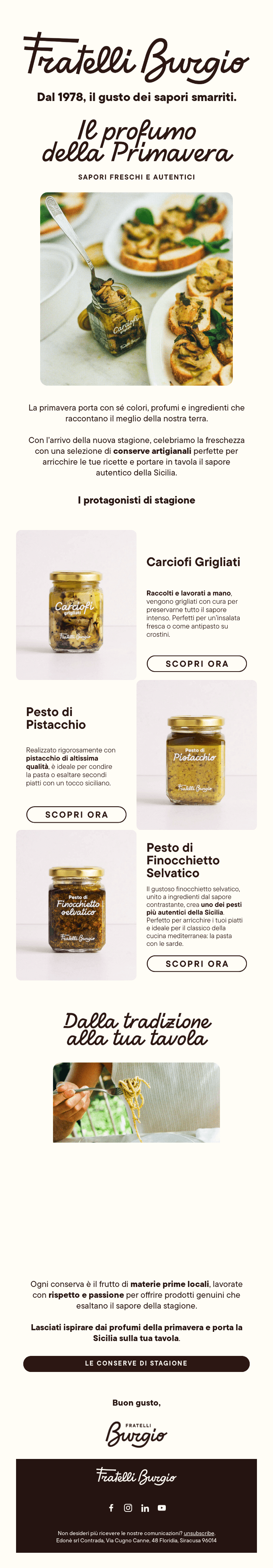 Profumo Di Primavera Gusto Di Sicilia