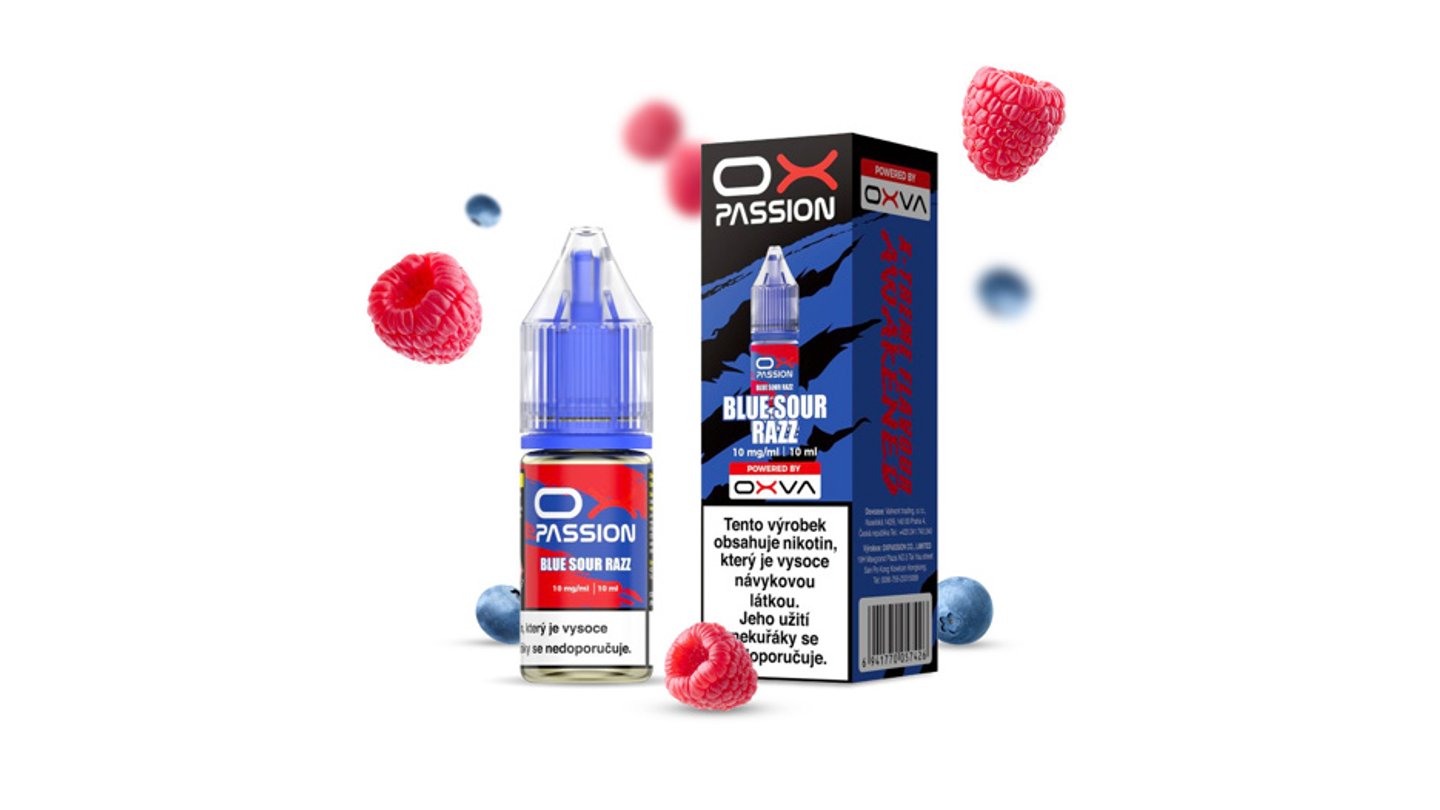 OXVA OX PASSION Salt Borůvka & malina 10ml 20mg