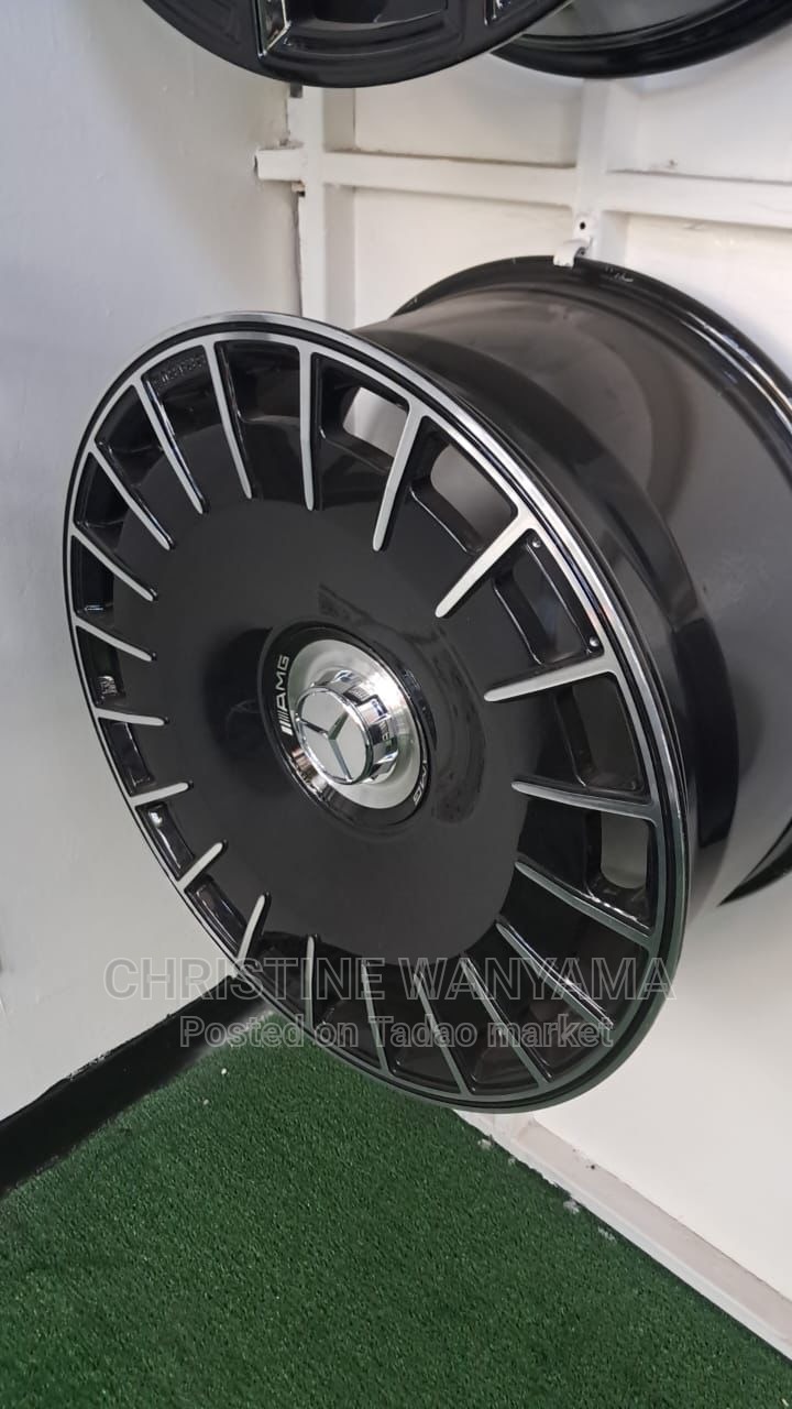 AMG black Mercedes Benz Alloy 2