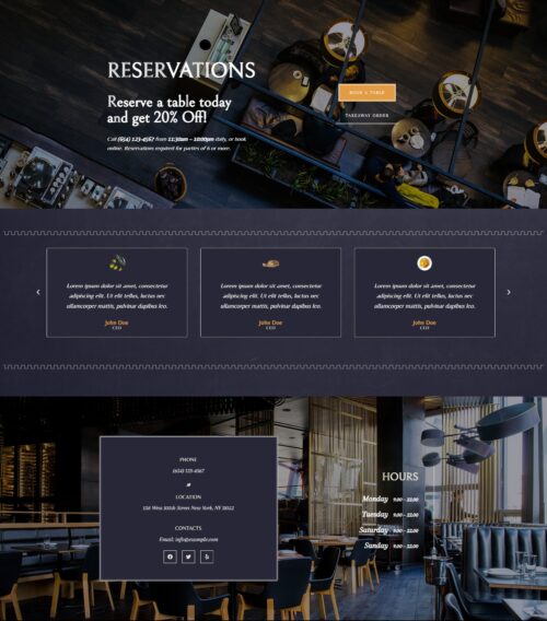 Mediterranean Restaurant Contact Us