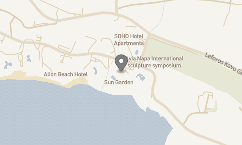 Lokation for Atlantica SunGarden Beach