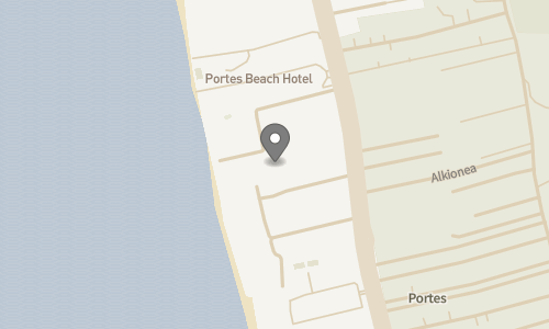 Lokation for Portes Theros Hotel - Voksenhotel