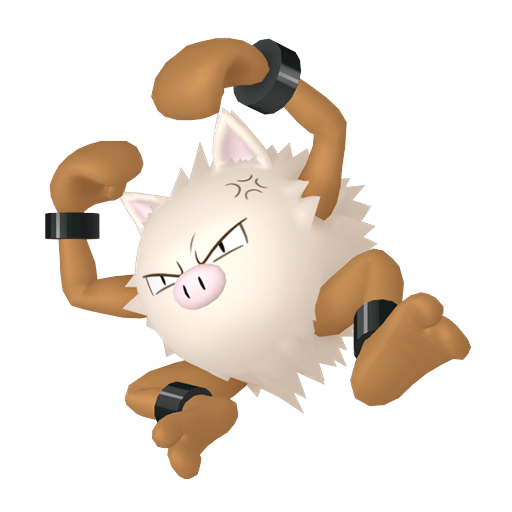 Primeape - Fighting type Pokemon from Pokemon FireRed and LeafGreen with stats, moves, and evolution data