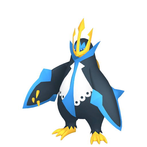 Empoleon - Water/Steel type Pokemon from Pokemon Platinum with stats, moves, and evolution data