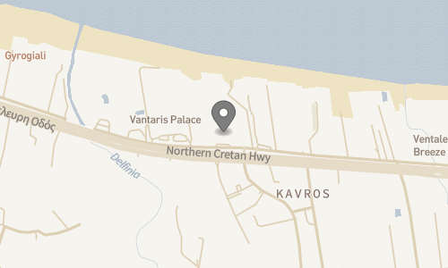 Lokation for Eliros Mare Beachfront Poem Hotel