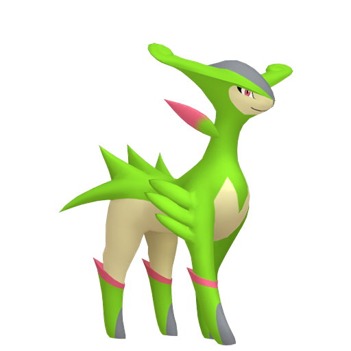 Virizion - Grass/Fighting type Pokemon from Pokemon Sword and Shield with stats, moves, and evolution data